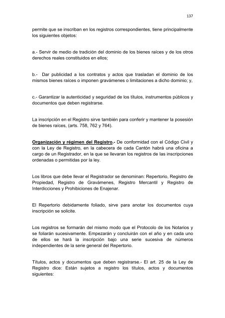 Régimen Jurídico del Derecho Particular y las Obligaciones en el ...