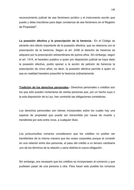 Régimen Jurídico del Derecho Particular y las Obligaciones en el ...