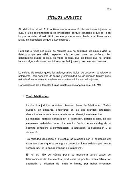 Régimen Jurídico del Derecho Particular y las Obligaciones en el ...