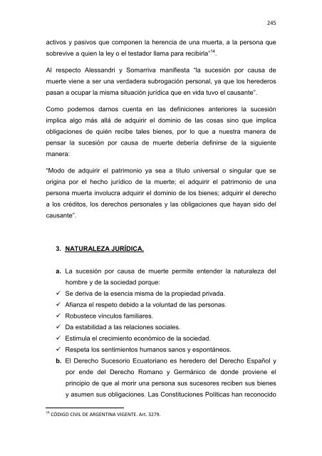 Régimen Jurídico del Derecho Particular y las Obligaciones en el ...