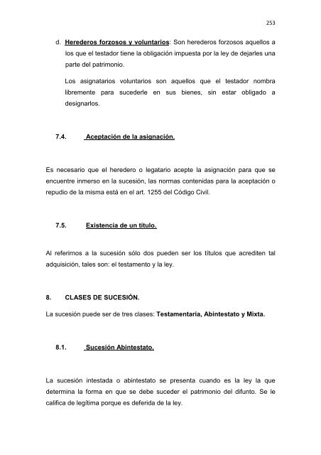 Régimen Jurídico del Derecho Particular y las Obligaciones en el ...