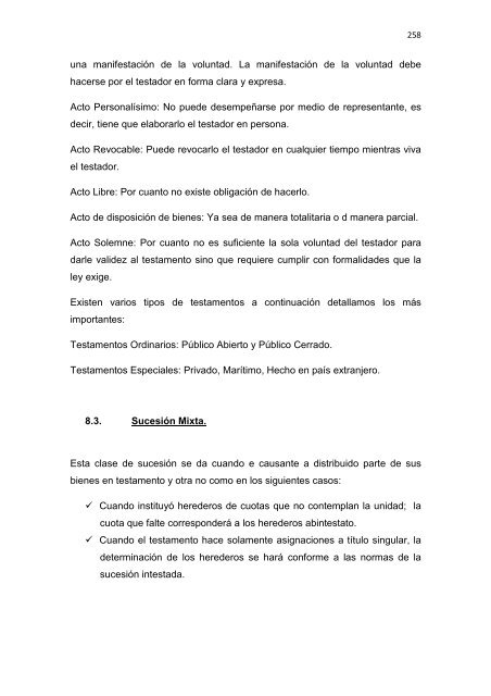 Régimen Jurídico del Derecho Particular y las Obligaciones en el ...