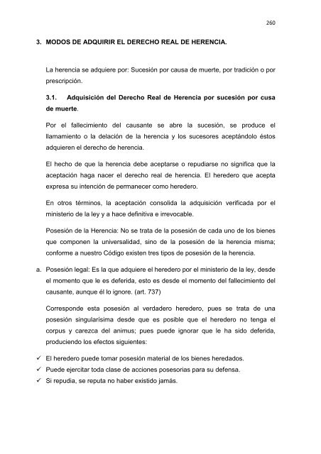 Régimen Jurídico del Derecho Particular y las Obligaciones en el ...