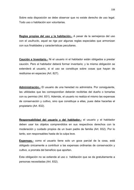 Régimen Jurídico del Derecho Particular y las Obligaciones en el ...