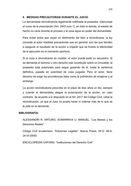 Régimen Jurídico del Derecho Particular y las Obligaciones en el ...