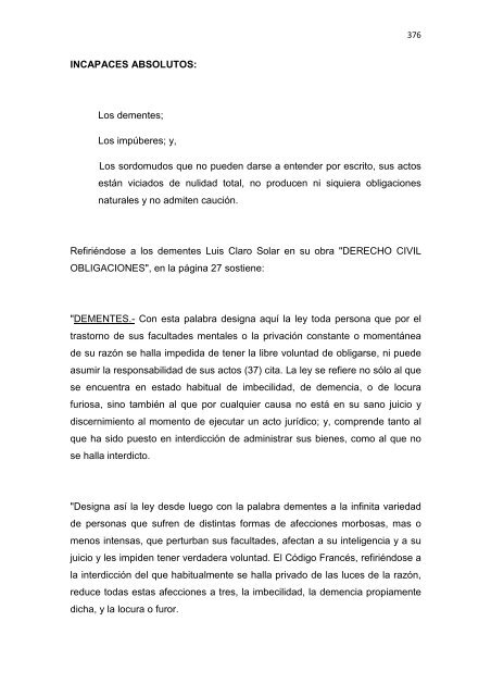 Régimen Jurídico del Derecho Particular y las Obligaciones en el ...