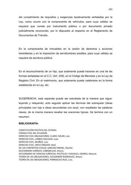 Régimen Jurídico del Derecho Particular y las Obligaciones en el ...