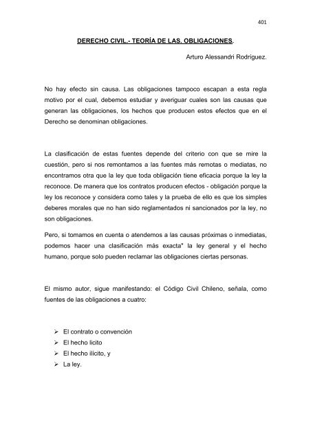 Régimen Jurídico del Derecho Particular y las Obligaciones en el ...