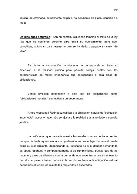 Régimen Jurídico del Derecho Particular y las Obligaciones en el ...