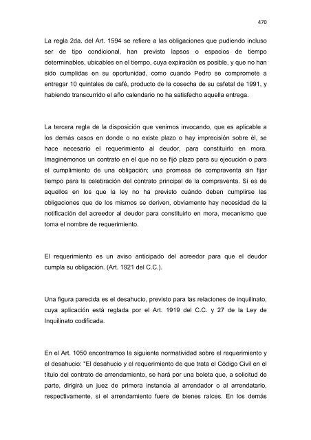 Régimen Jurídico del Derecho Particular y las Obligaciones en el ...