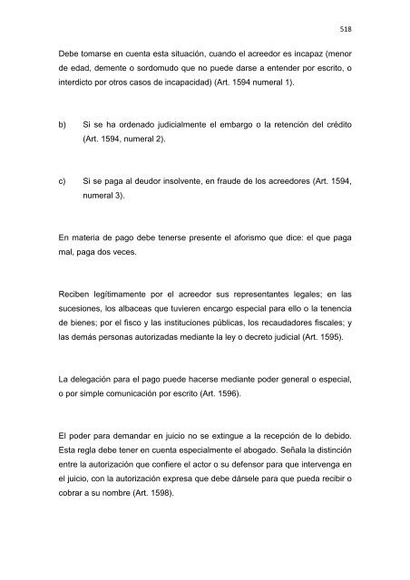 Régimen Jurídico del Derecho Particular y las Obligaciones en el ...