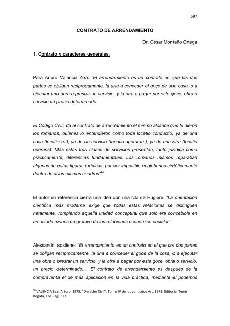 Régimen Jurídico del Derecho Particular y las Obligaciones en el ...