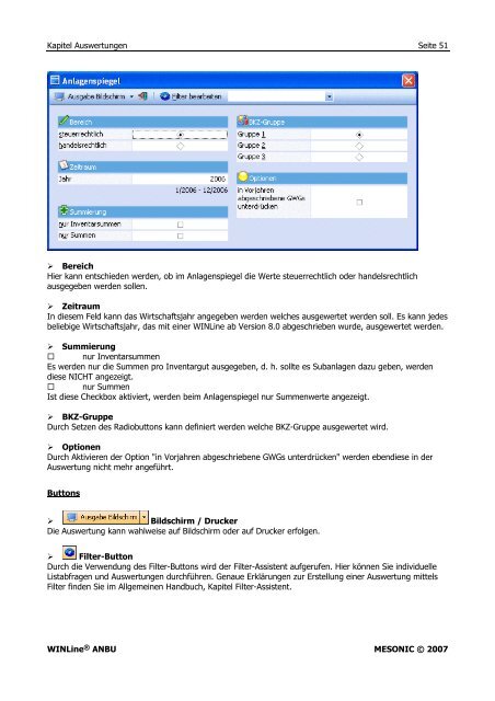 Handbuch WinLine - Anlagenbuchhaltung (2MB) - Praxis EDV