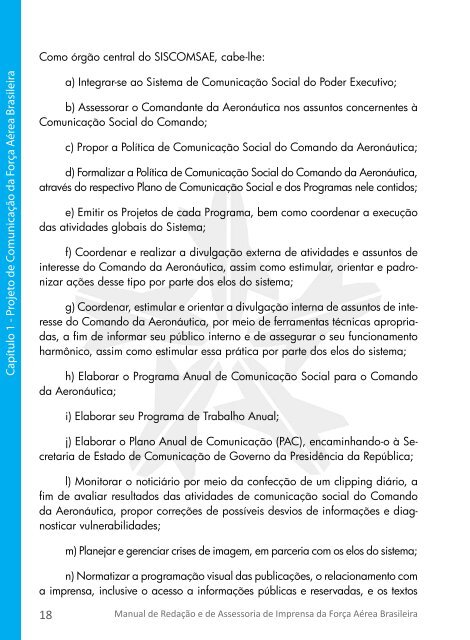 Manual de RedaÇÃO e de assessORia de iMpRensa da FORÇa ...