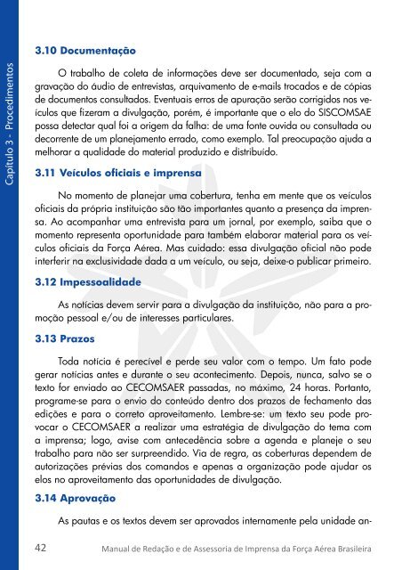 Manual de RedaÇÃO e de assessORia de iMpRensa da FORÇa ...