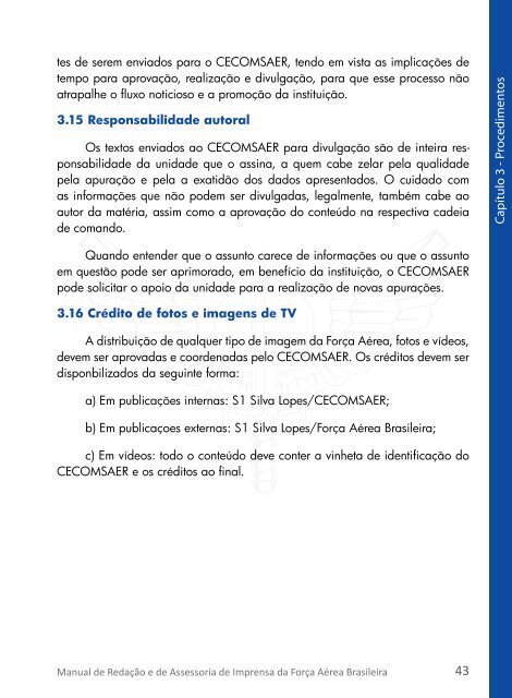 Manual de RedaÇÃO e de assessORia de iMpRensa da FORÇa ...