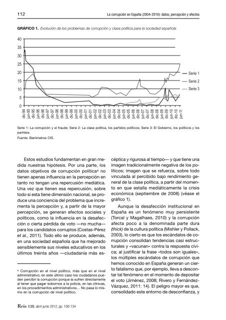 La corrupción en España (2004-2010): datos, percepción y efectos