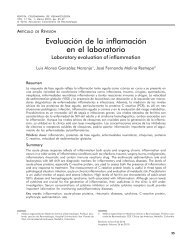 Evaluación de la inflamación en el laboratorio - Revista Colombiana ...