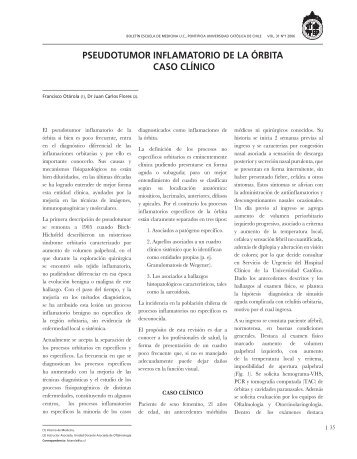 pseudotumor inflamatorio de la órbita caso clínico - Escuela de ...