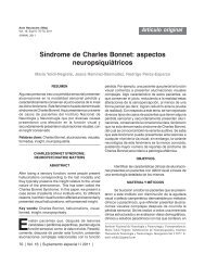 Síndrome de Charles Bonnet: aspectos neuropsiquiátricos