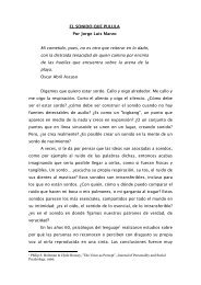 El sonido que pulula. Sobre LTM de Oscar Abril ... - Jorge Luis Marzo