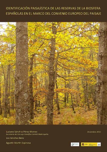 Identificación paisajística de las Reservas de Bisofera españolas