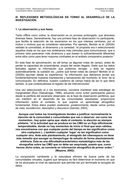 Etnografías de lo digital - UNED