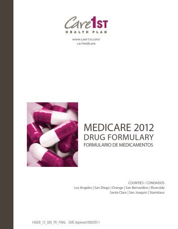 MEDICARE 2012 - Care1st Health Plan