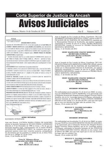 N° 1677 - 16 de Octubre 2012 - Diario Ya