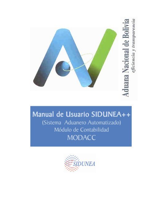 MODACC - Sidunea - Aduana Nacional de Bolivia