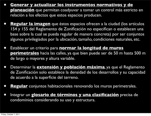 Los Fraccionamientos Cerrados como expresión de la segregación ...