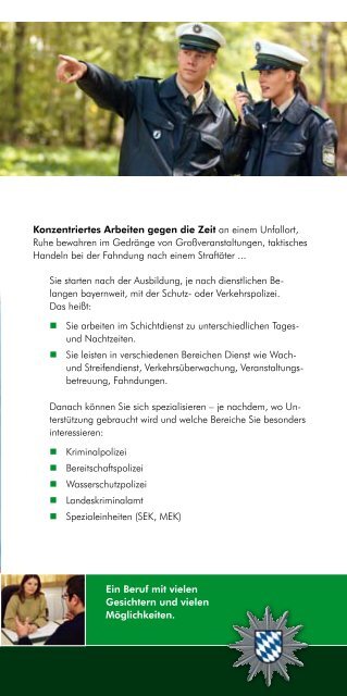Die Einsatzbereiche