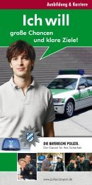 Ich will - Polizei Bayern