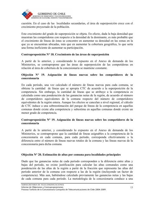 Descargar Informe de Objeciones y Contraproposiciones