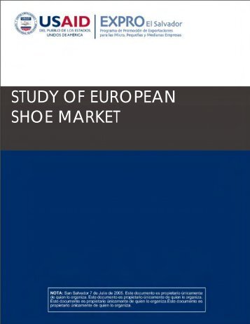 STUDY OF EUROPEAN SHOE MARKET