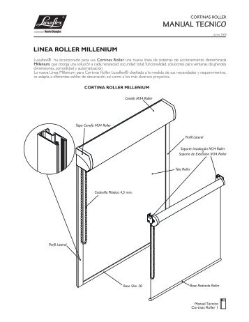 Manual Técnico Roller - Hunter Douglas