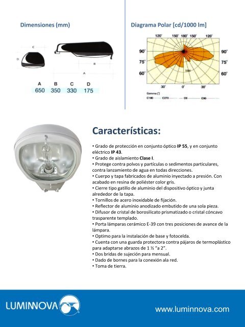 Luminaria Súper Campana V- Inducción - Luminnova