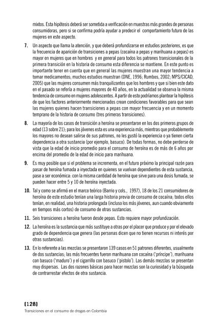 Transiciones en el consumo de drogas en Colombia - Mama Coca