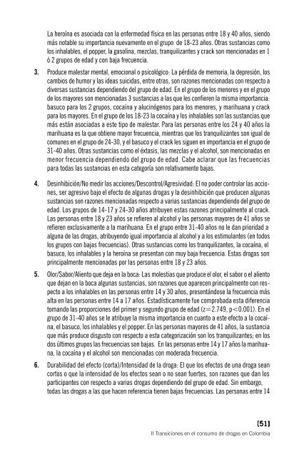 Transiciones en el consumo de drogas en Colombia - Mama Coca