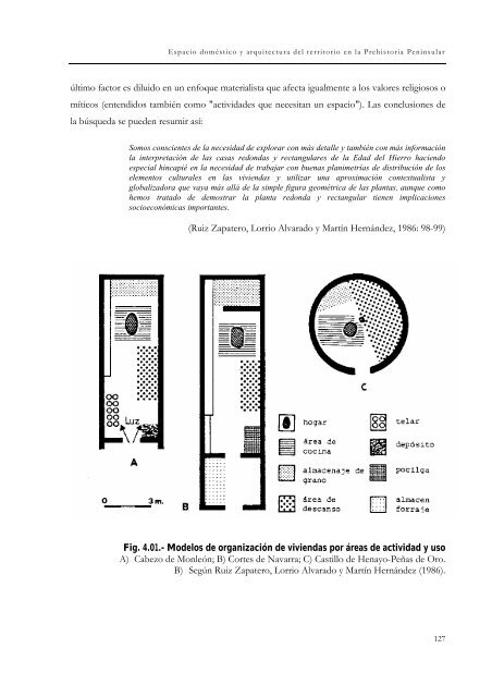 Espacio doméstico y arquitectura del territorio en la