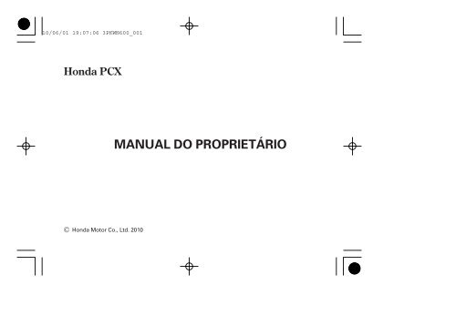 MANUAL DO PROPRIETÁRIO - Honda