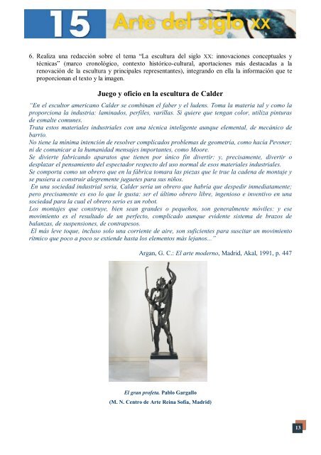 Recursos Tema 15. CD Historia del Arte 2º - Algaida