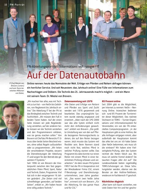 Trainieren, was bewertet wird In dieser Ausgabe - FN