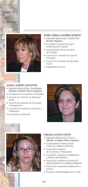 2003-2007 Sexta Legislatura - Cortes de Castilla-La Mancha