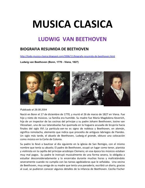 Breve reseña sobre la música clásica - Classica FM