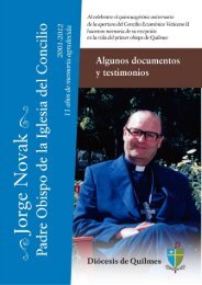 una publicación con documentos de Mons. Novak - Diócesis de ...