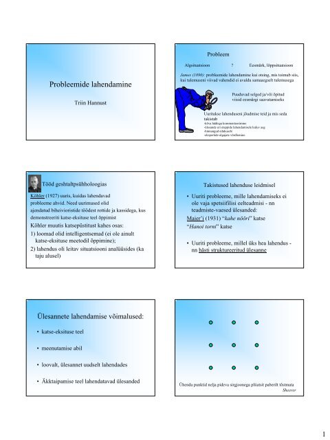Probleemide lahendamine