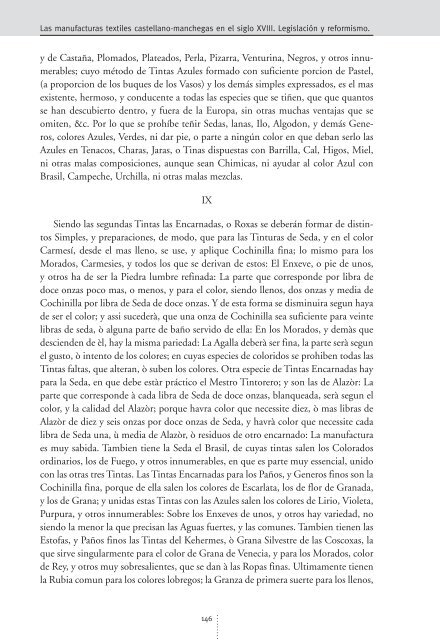 Las manufacturas textiles castellano-manchegas en el siglo XVIII ...