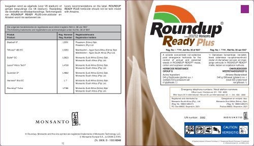 Roundup Ready Plus - Monsanto
