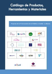 Proyectos de la 2ª Convocatoria de la IC EQUAL en Castilla – La ...